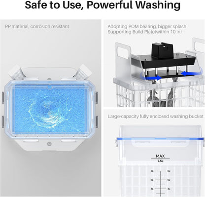 ELEGOO Mercury Plus V3.0 Wash and Cure Station Large for LCD Resin 3D Printer