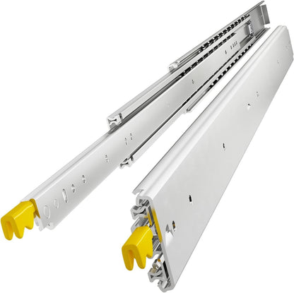Heavy Duty Drawer Runners 600mm Locking Slides 220kg Full Extension 76mm Pair