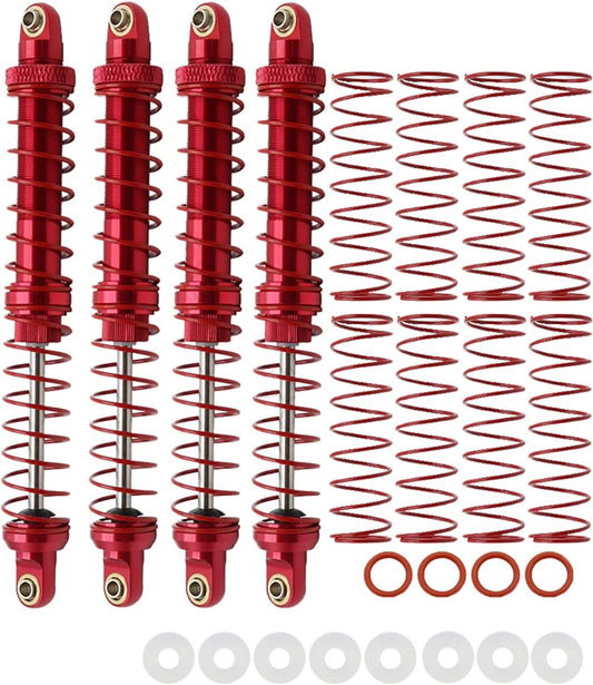 4 Pack RC Shock Absorbers 70-120mm Oil Damper Adjustable 1/10 Crawler SCX10