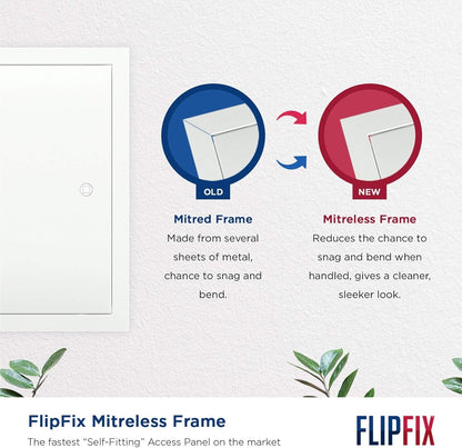 Metal Access Panel 450x450mm FlipFix Picture Frame Inspection Hatch Wall Ceiling
