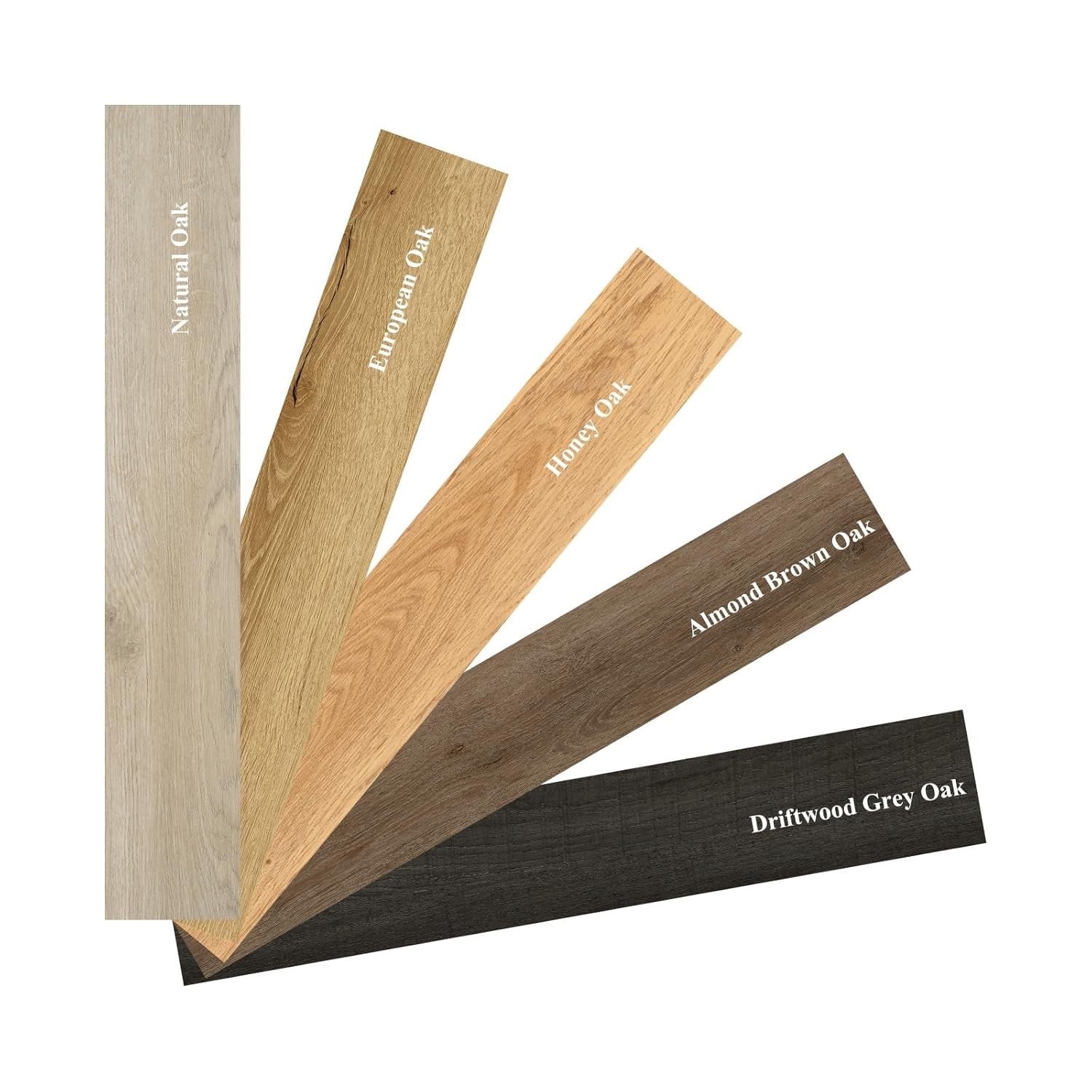 Honey Oak Vinyl Flooring Planks 36 Pack Peel Stick Wood Effect Floor Tiles DIY