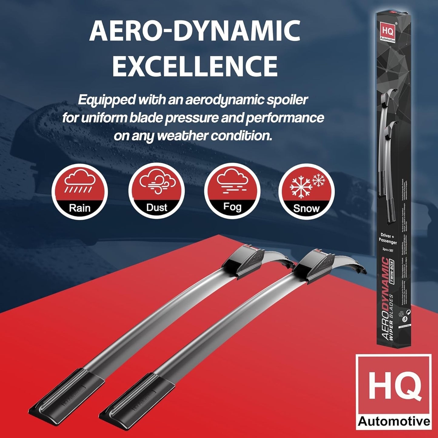Toyota Prius Wiper Blades Front Rear Kit 2016-2021 29 16 16 Inch 3pc Set HQ16P