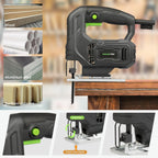 400W Electric Jigsaw Variable Speed 3000SPM 45° Bevel Cutting Power Tool