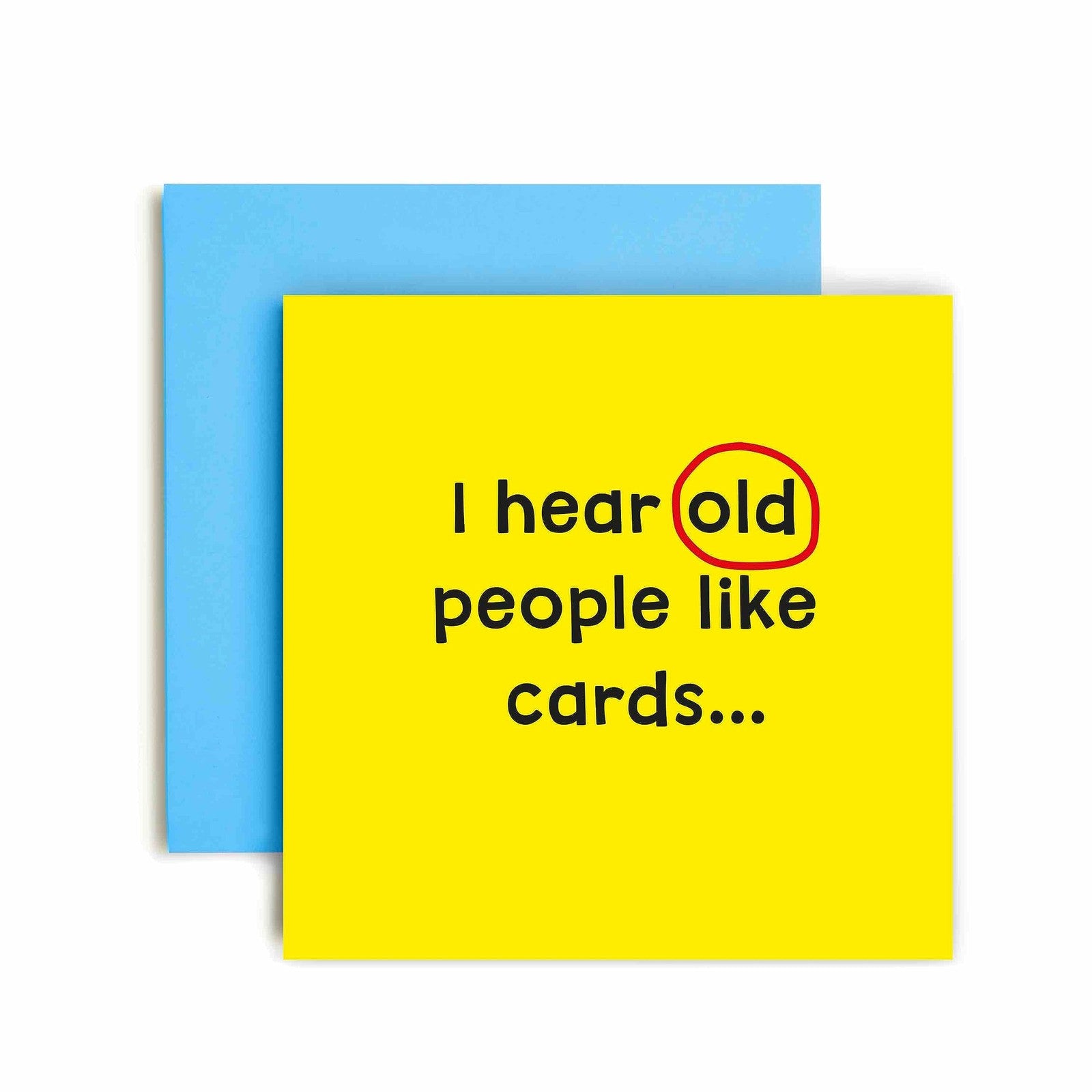 Huxters Birthday Cards for Men – Old People Like Cards for him Happy Birthday