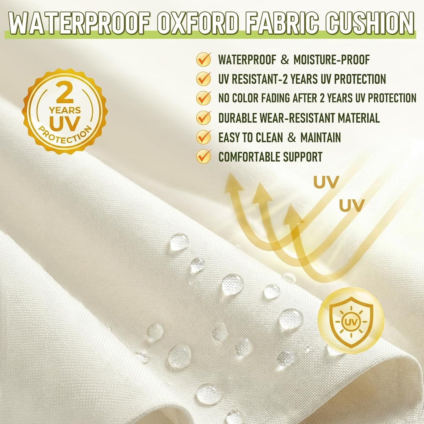 Sunbed Cushion 2 Pack 183x54cm Grey Foldable Quick Dry Lounger Pad Garden Patio