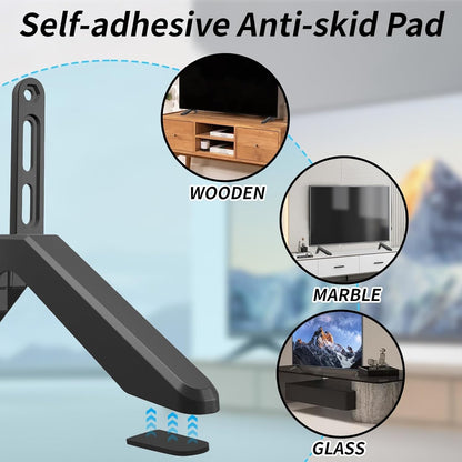 2Pcs Universal TV Stand Base Legs Mount Pedestal Feet Stand for 32-65 Inch TV