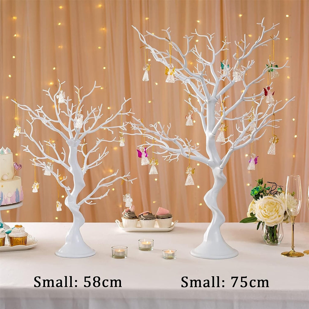 Sziqiqi 75cm White Twig Tree Easter Tree Centrepieces for Indoor Outdoor White
