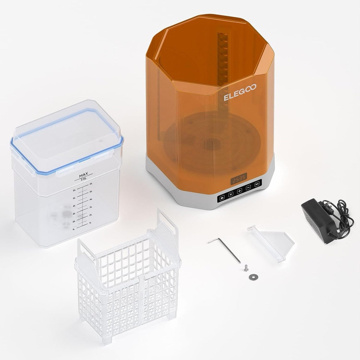 ELEGOO Mercury Plus V3.0 Wash and Cure Station Large for LCD Resin 3D Printer