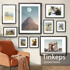 A1 Black Picture Frame 4 Pack Wall Mount Fits 59.4x84.1cm Poster Print