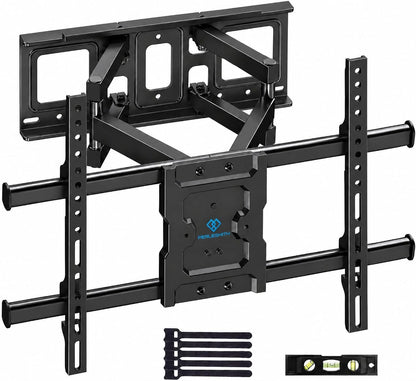 TV Wall Mount Bracket Full Motion 37-85in Swivel Tilt VESA 600x400 60kg Black