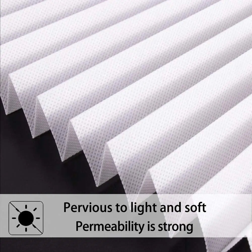 KELIXU Pleated Fabric Blind Light Filtering Shade My Store
