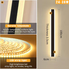 100cm LED Outdoor Wall Light 35W 3000K Warm White IP65 Waterproof