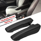 Universal Car Seat Armrest Adjustable 0-120° Left Right Black Interior