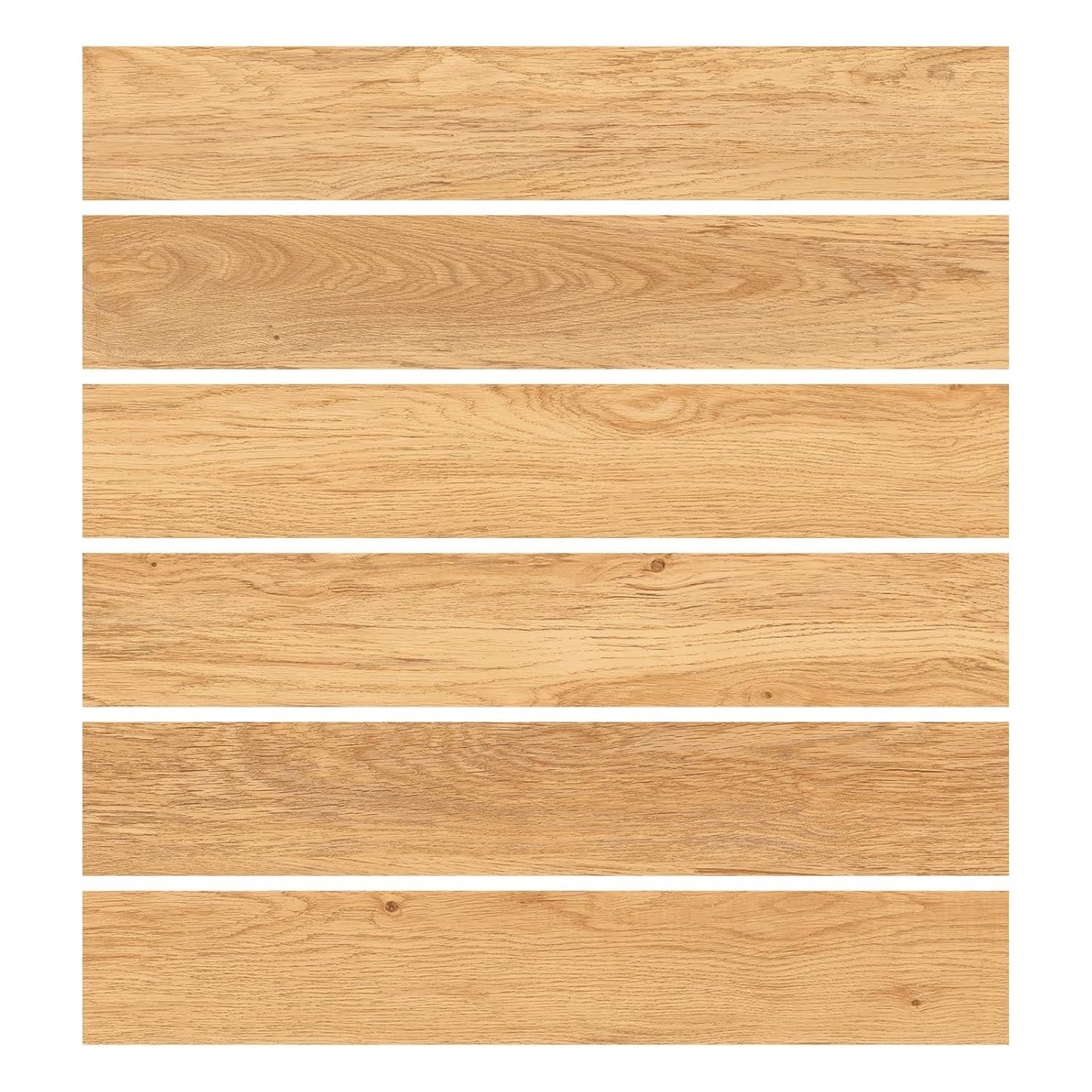 Honey Oak Vinyl Flooring Planks 36 Pack Peel Stick Wood Effect Floor Tiles DIY