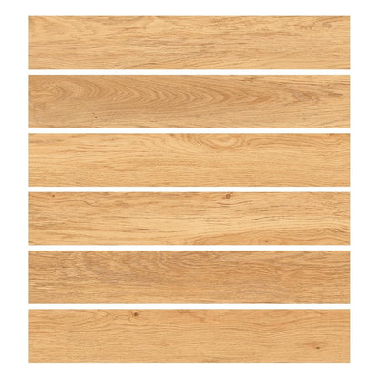 Honey Oak Vinyl Flooring Planks 36 Pack Peel Stick Wood Effect Floor Tiles DIY