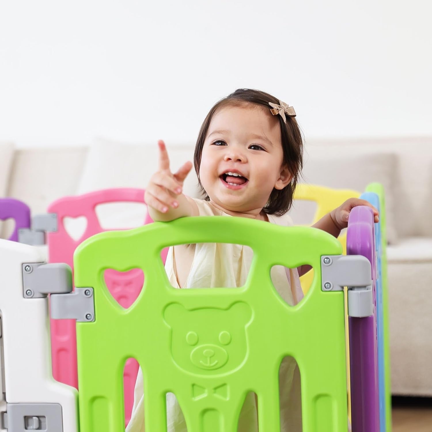 Baby Playpen Kids Activity Centre Safety Yard Indoor Outdoor 14 Panel Pen Set
