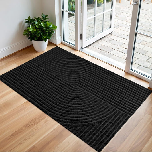Indoor Doormat Non Slip Dust Catcher Floor Mat Entrance Rug Washable 90x150 cm