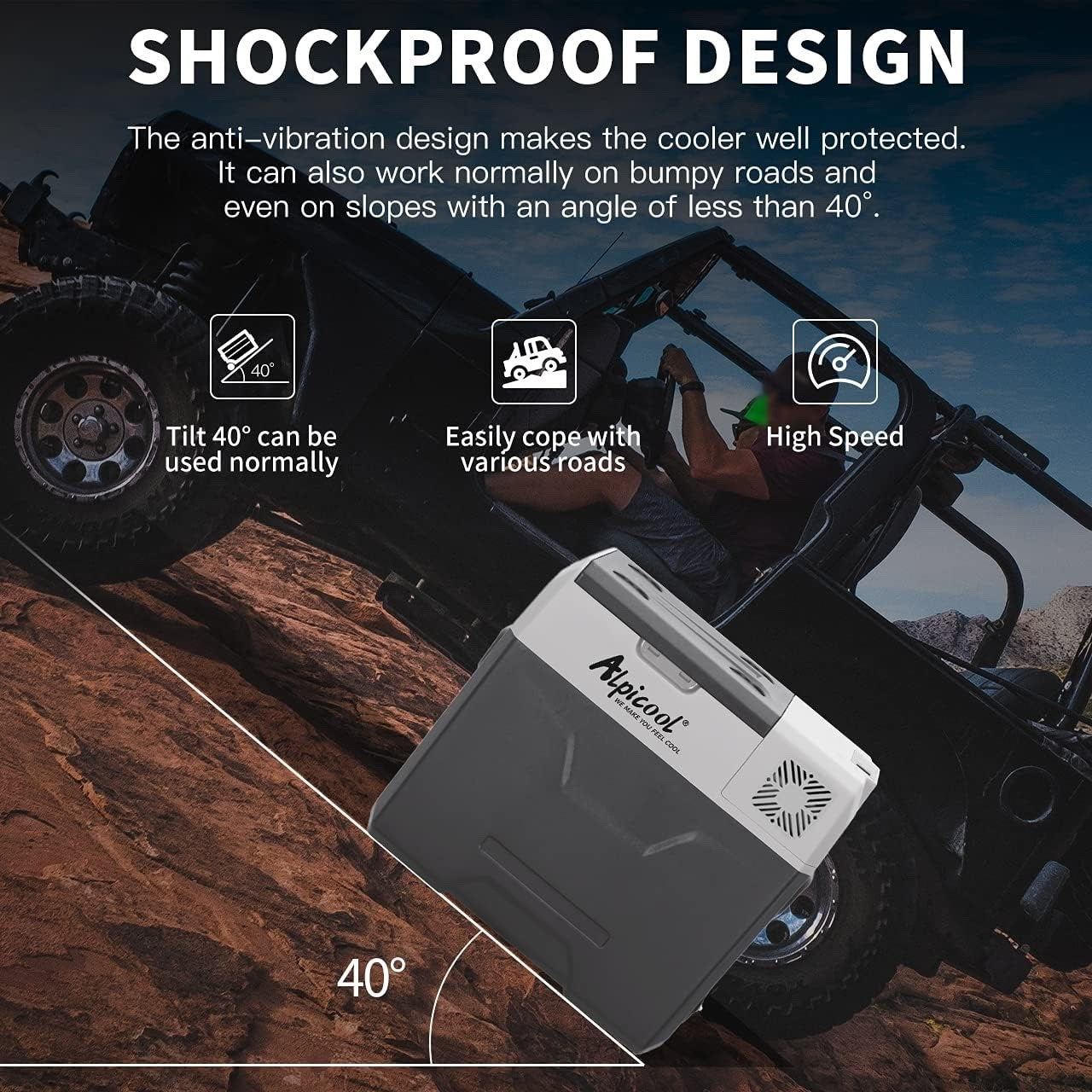 50L Portable Car Refrigerator Freezer 12V DC Compressor -20C Camping RV USB