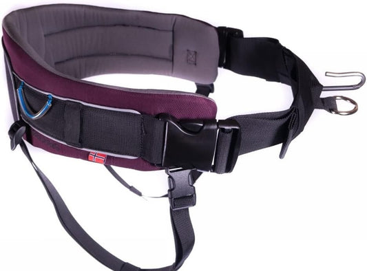 Non-Stop Dogwear Trekking Belt Canicross Human Harness Purple Medium