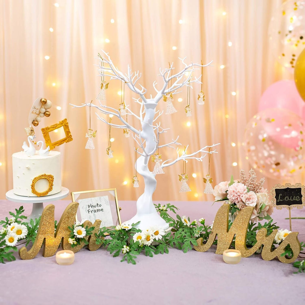 Sziqiqi 75cm White Twig Tree Easter Tree Centrepieces for Indoor Outdoor White