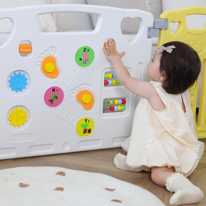Baby Playpen Kids Activity Centre Safety Yard Indoor Outdoor 14 Panel Pen Set