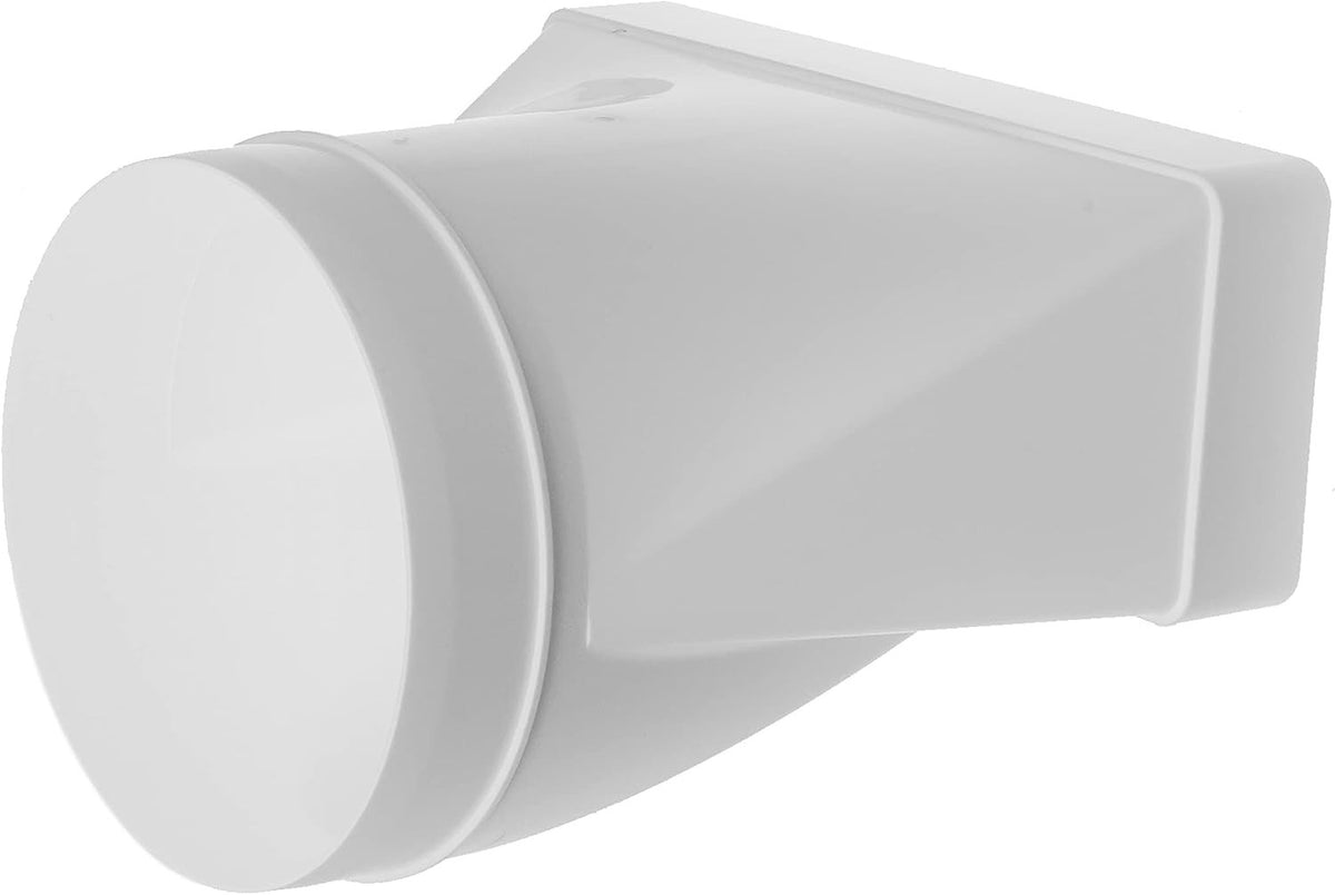 Ventilation Duct Connector 220x90mm to 150mm Round Pipe Rectangular Adapter