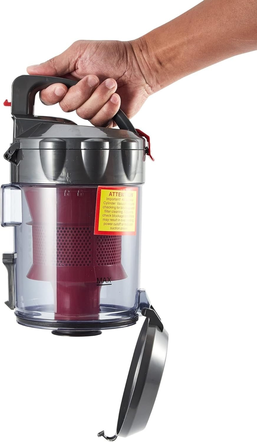 Akitas 800W Bagless Cylinder Vacuum Cleaner with Wessel Werk Head for Floors