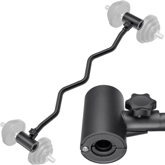 Kipika Adjustable Dumbbell to Barbell Converter Adjustable Weight Lifting Bar