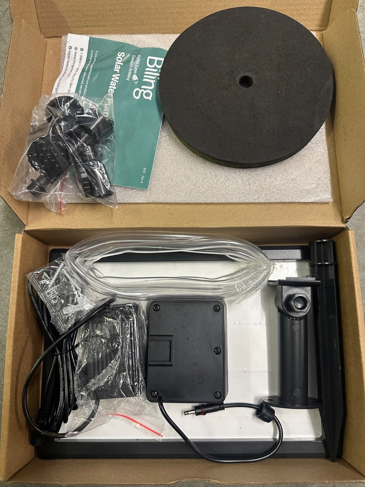 Billing Solar Water Pump with Battery Backup 7W Solar Pond Pump