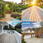 13" Heavy Duty Pressure Washer Surface Cleaner for Deck Driveway 4000PSI