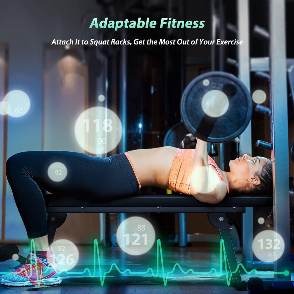 JX FITNESS Adjustable Weight Bench Home Gym Weight Lifting & Sit Up