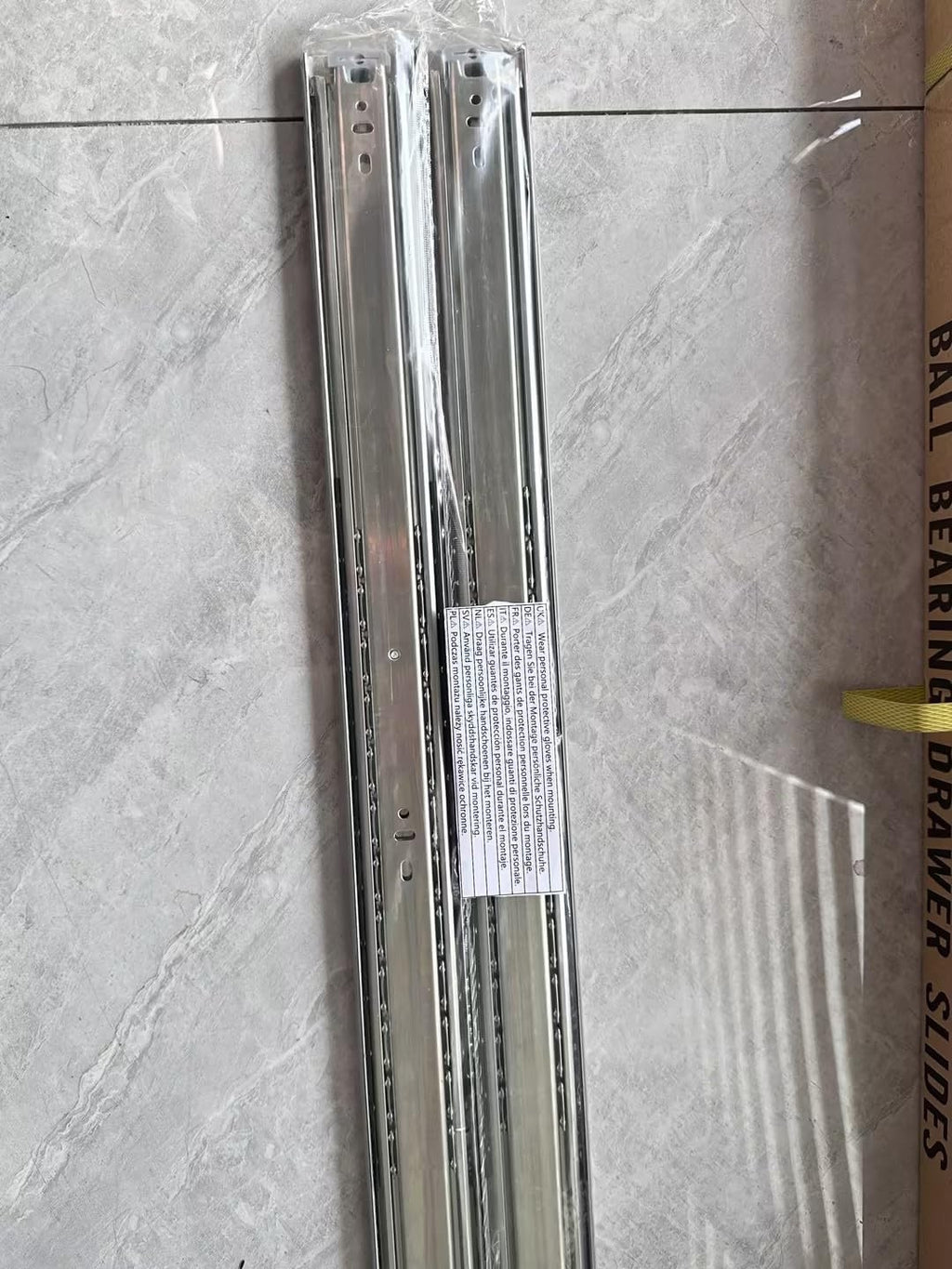 Heavy Duty Drawer Runners Full Extension Ball Bearing Slides 68kg