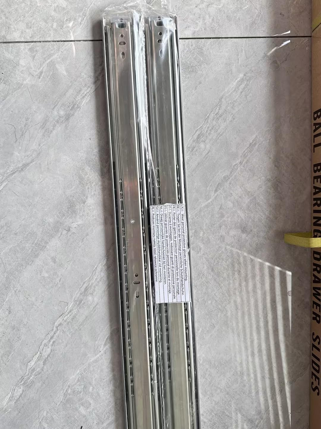 Heavy Duty Drawer Runners Full Extension Ball Bearing Slides 68kg