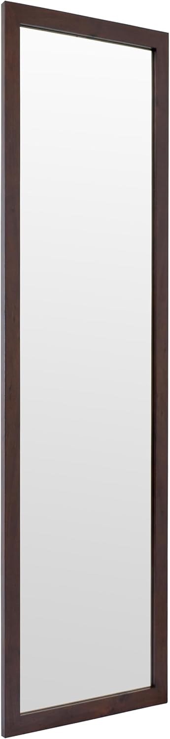 Home Selections Wooden Full Length Wall Mirror Brown 35x110cm