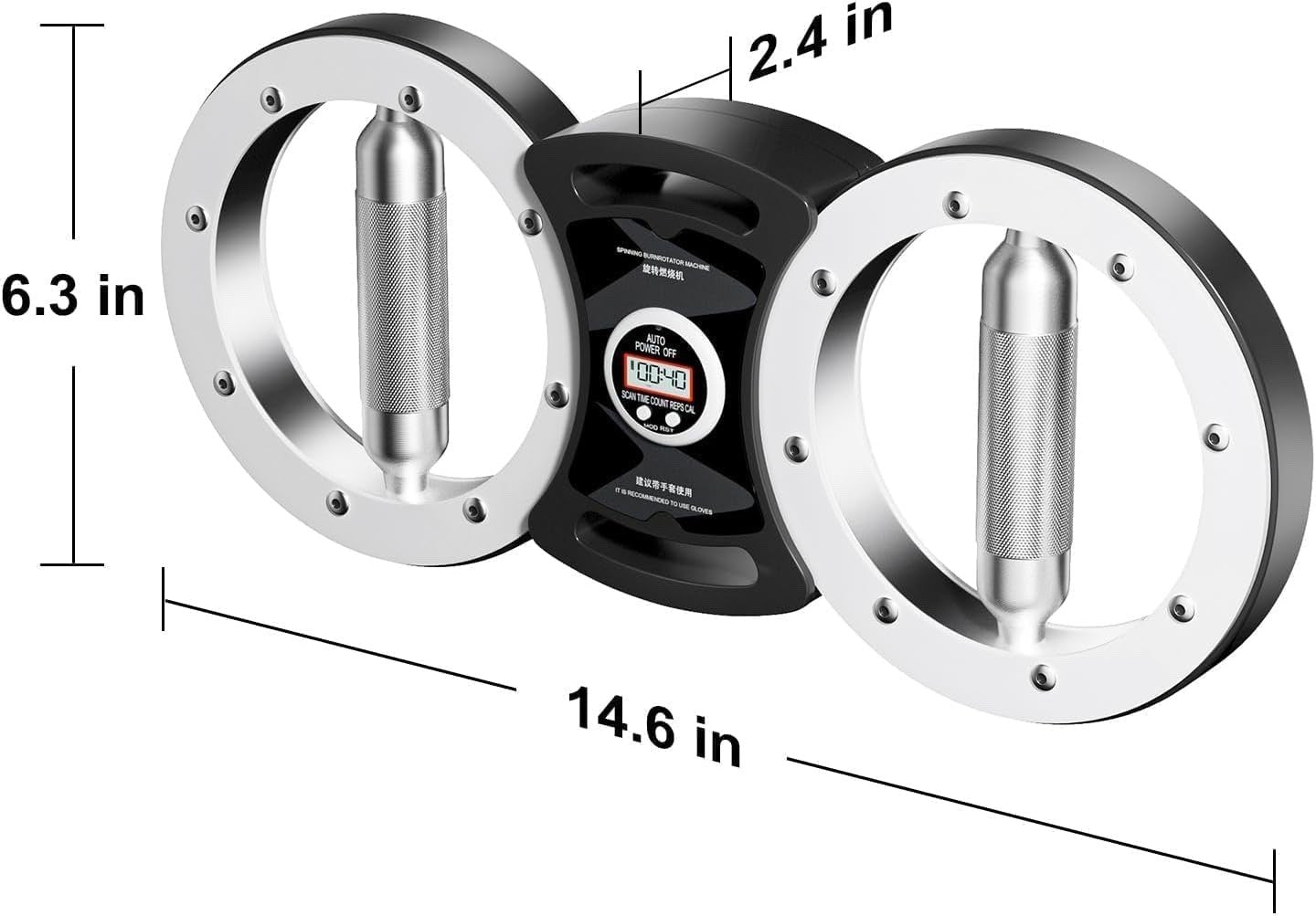 Holdonelight Adjustable Twister Arm Trainer PowerTwist Bar Spring Resistance