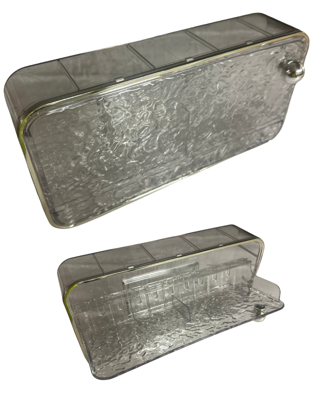 Soap Dish Holder for Shower, Wall Shampoo Bar Holder for Bathroom Transparent