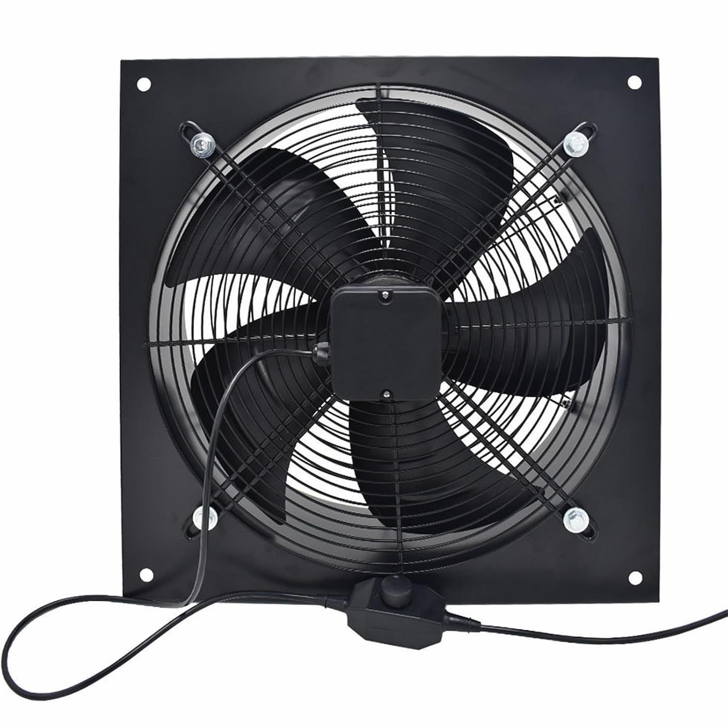 Industrial Axial Extractor Fan 300mm 12in 165W 2130m3/h Speed Controller 240V