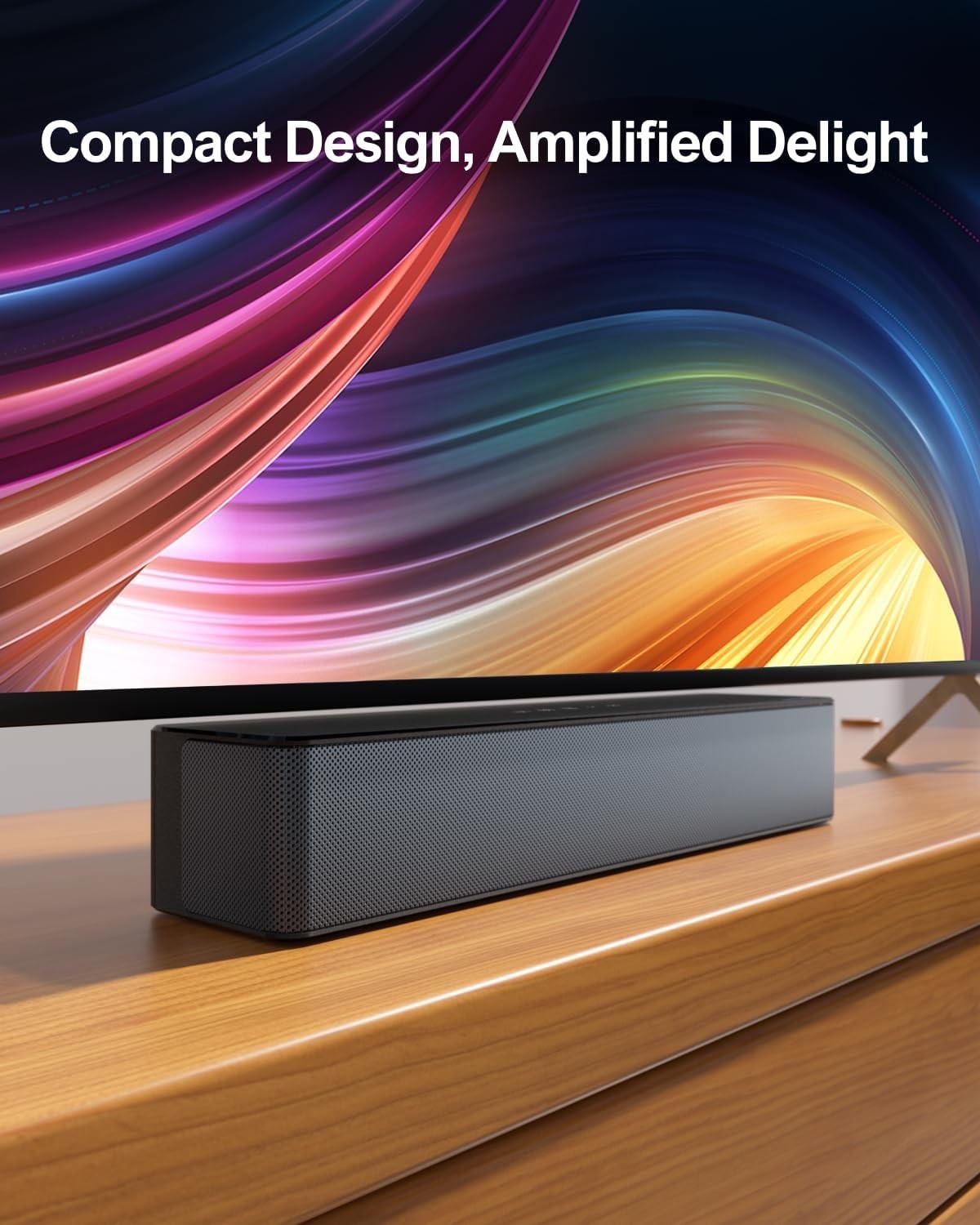 Ultimea D50 Sound Bar for Smart TV Virtual Surround Sound System Black