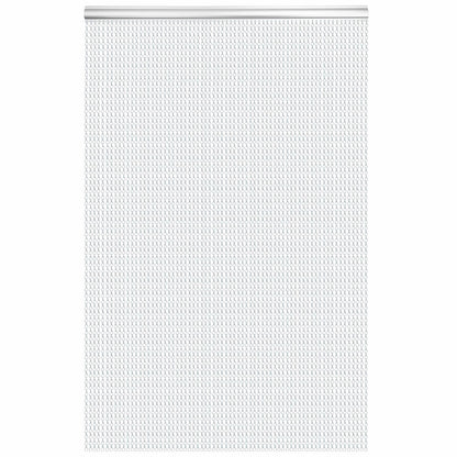 Door Fly Screen Chain Curtain Aluminium 90x210cm Silver Metal Insect Blind