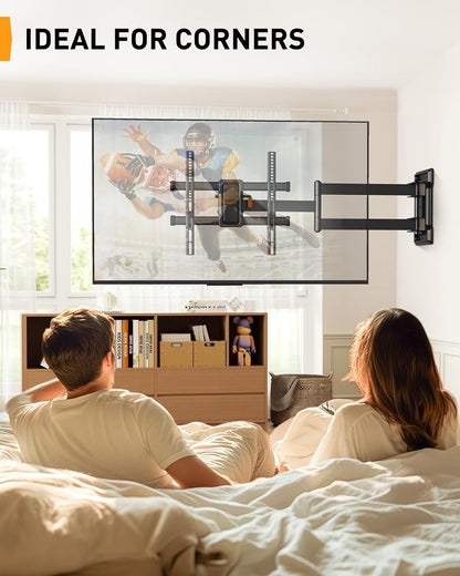 TV Wall Mount Bracket 32-65 Inch Full Motion 60kg 700mm Arm VESA 400x400 Swivel
