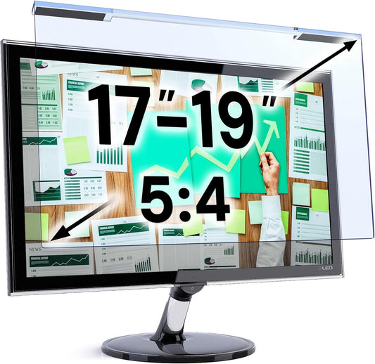 Monitor Screen Protector Blue Light Filter 17-19 Inch 5:4 Acrylic UV Blocking