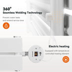 800W Smart WiFi Electric Radiator Wall Mounted Panel Heater LCD Timer White