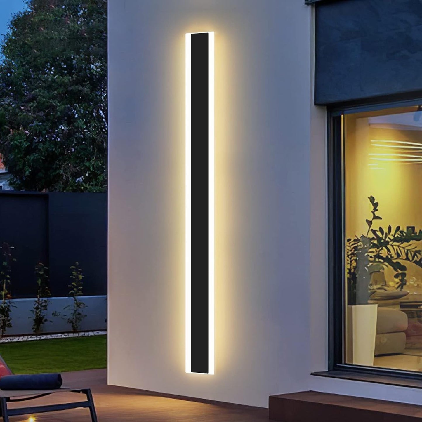 Outdoor Wall Light LED 100cm 35W 3000K Warm White IP65 Waterproof