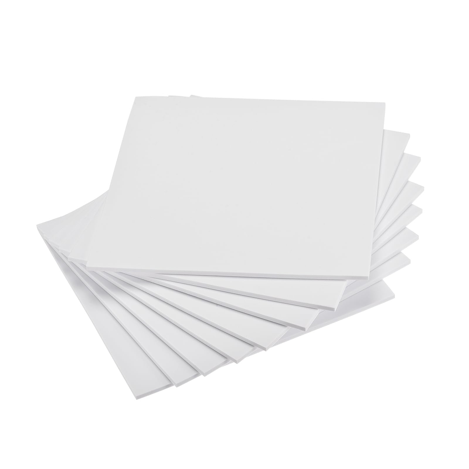 DMiotech 8 Pack 9.8 x 9.8 Inch 5mm Thick EVA Foam Sheets White