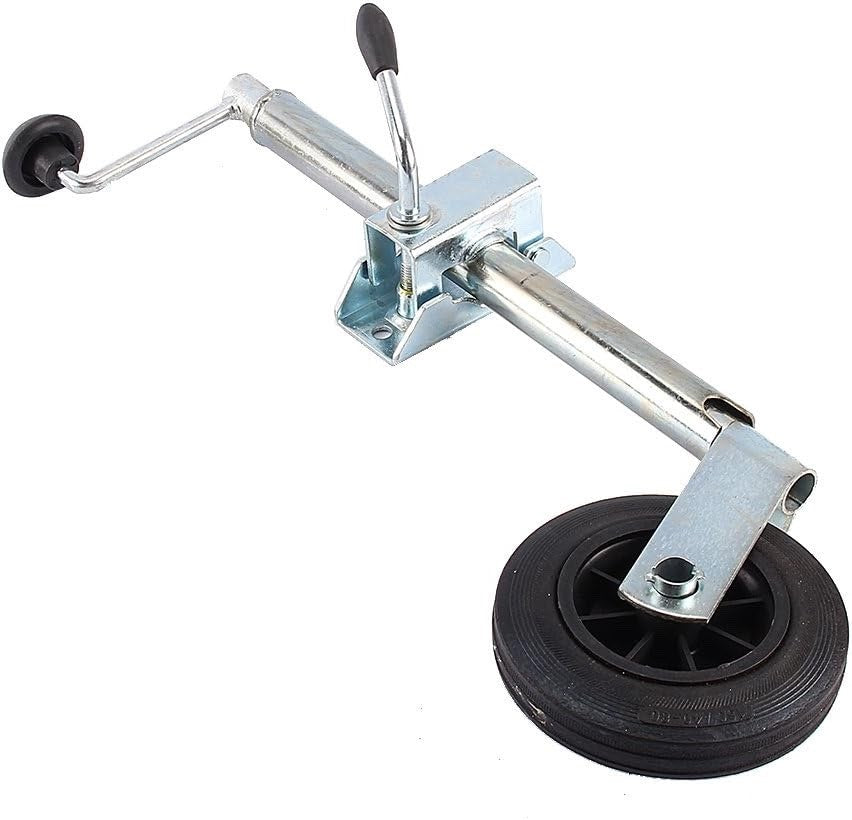 35mm Heavy Duty Trailer Jockey Wheel w/ Clamp Stainless Steel 100kg