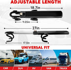 Twin Bar Steering Wheel Lock Anti Theft Car Security Lock Black