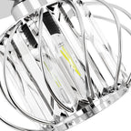 Modern LED Crystal Ceiling Light Chandelier Chrome Living Room Bedroom