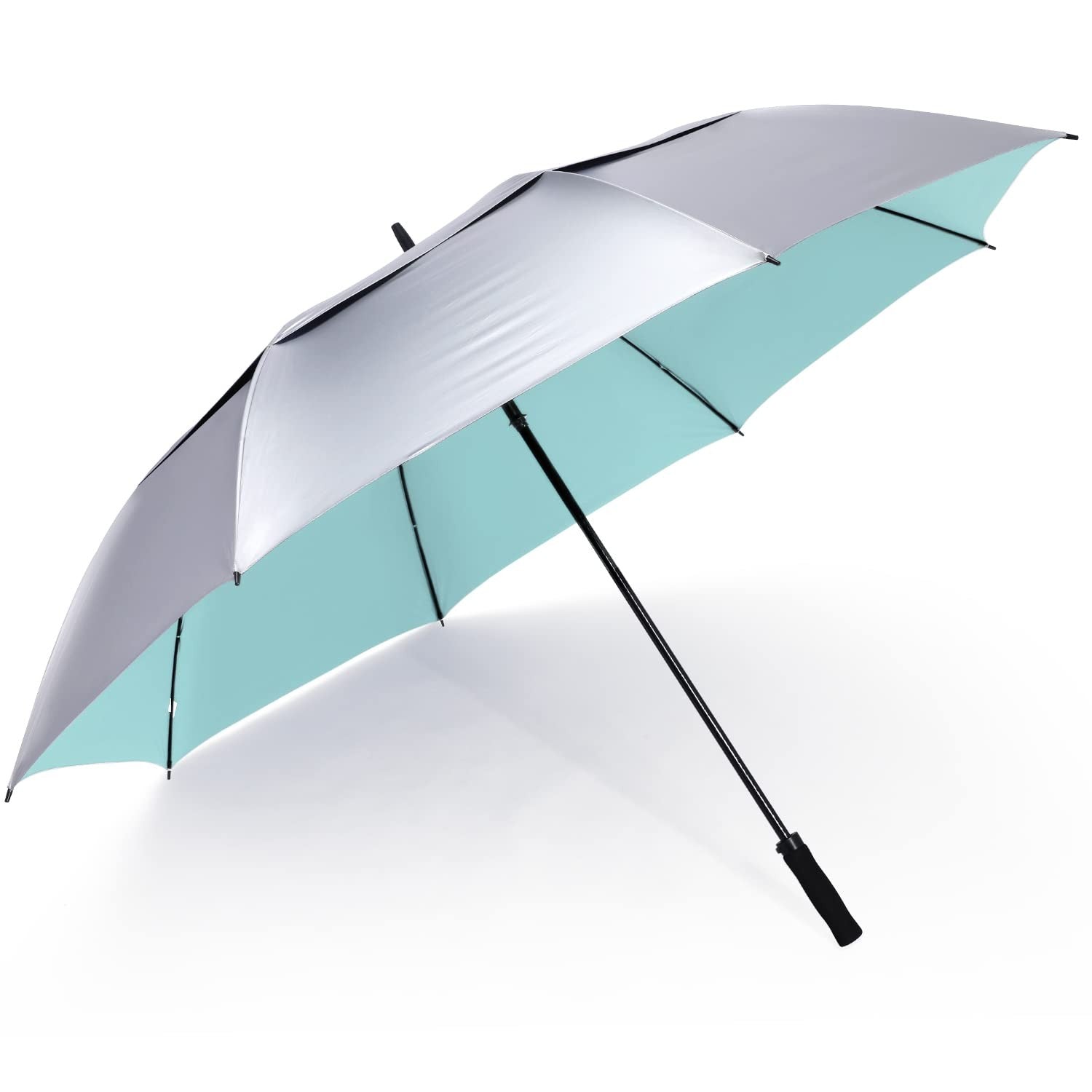 G4Free 68" Windproof Golf Umbrella UV Protection Double Canopy Auto Open Large