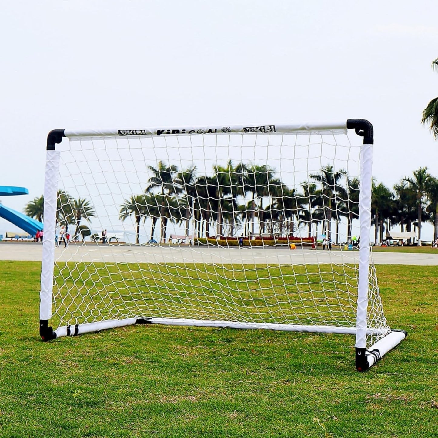 Kids Football Goal Foldable Soccer Net Portable Garden Indoor Outdoor 115cm