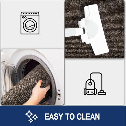 120x180cm Dirt Trapper Door Mat Washable Non Slip Indoor Dog Rug Hallway